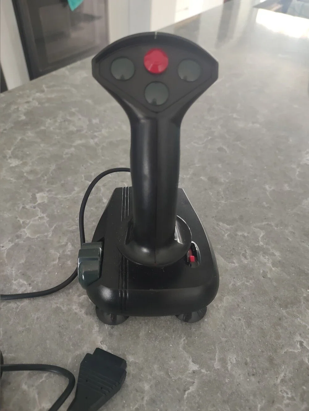 Vintage CompUSA Battle Gear 3D flight joystick-untested.